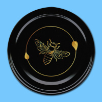 TO-Deckel für 500g-Glas, 82 mm Ø, -Biene in...