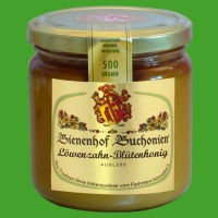 Löwenzahnblütenhonig im 500 g-Glas....