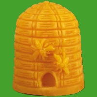 Bienenkorb - Kerze groß, 9 x 7 cm, ca. 225 g