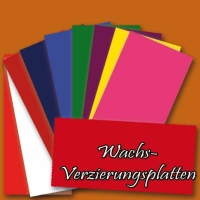 Die glatte Verzierungswachsplatte (10 x 20 cm) eignet...