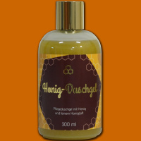 Das Honig-Duschgel pflegt die Haut mit einer milden...