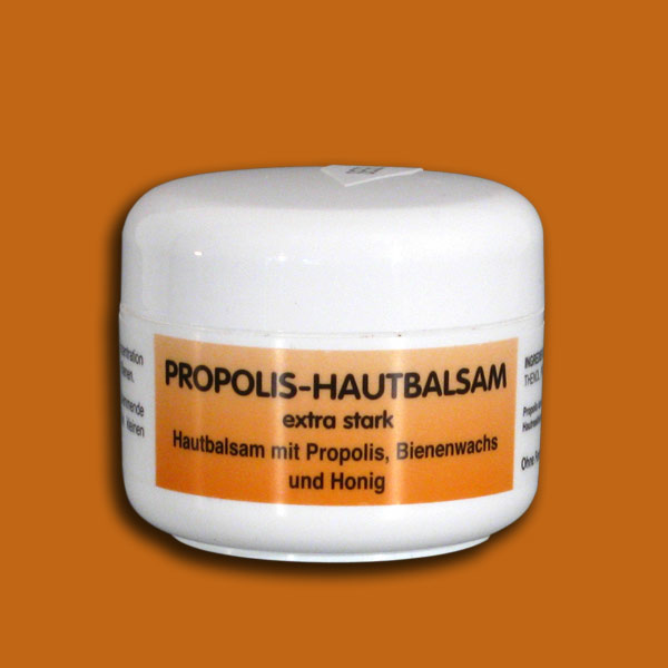 Dieser Propolis-Hautbalsam, mit einer kraftvollen Mischung aus Propolis, Bienenwachs und Honig, schützt und regeneriert die Haut auf ganz natürliche Weise. Ohne Farb- und Konservierungsstoffe, in einem praktischen 50 ml-Tiegel, ist er der ideale Begleiter für die Hautpflege – sanft, aber wirksam.