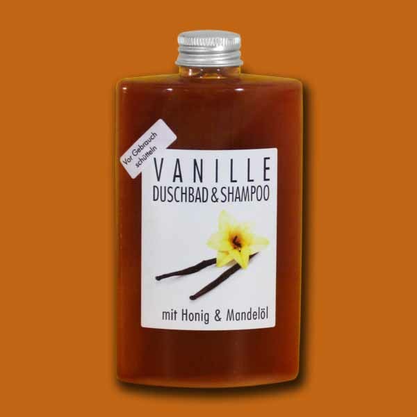 Honig - Duschbad & Shampoo mit Vanille, Honig und Mandelöl    200ml