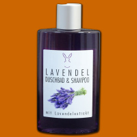 Lavendel - Duschbad & Shampoo mit Lavendelextrakt,...