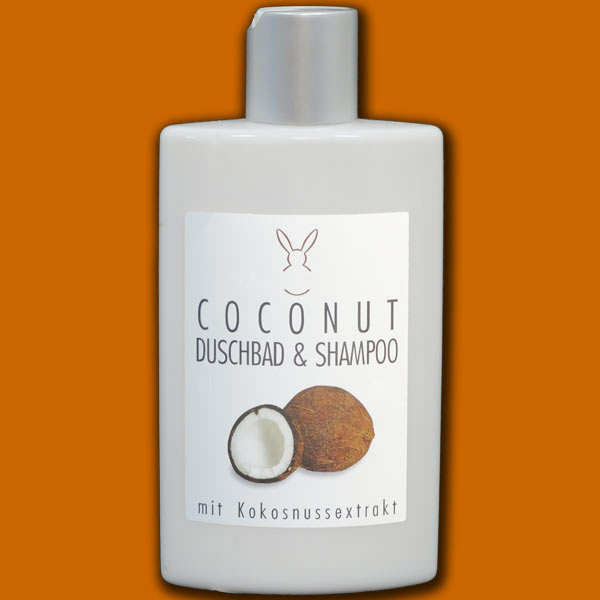 Coconut - Duschbad & Shampoo mit Kokosnussextrakt, 200 ml-Fl.