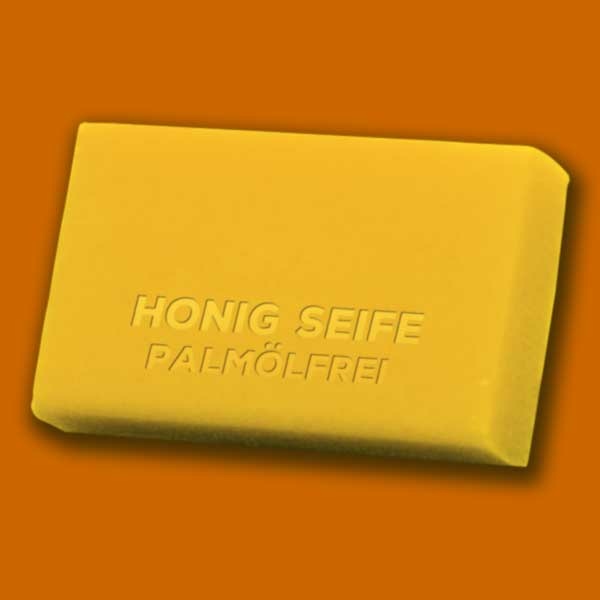 Diese Honig-Seife ist palmölfrei und bietet dank des Honigs eine feuchtigkeitsspendende Pflege. Sie hinterlässt die Haut weich und geschmeidig.