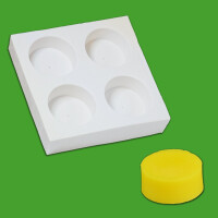 Kerzengießform "4er Jumbo-Teelichter"