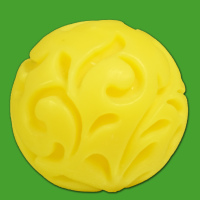 Kerzengießform "Kugel mit Innenmuster"
