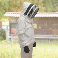 Imker-Jacke "Teil-Ventilation" mit angelsächsischem Kopfteil  Gr. 50/52 = M