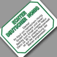 DIB-Glas - Rückenhaftetikett - versch. Sorten