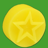 Kerzengießform für 3 Teelichter "Stern...