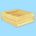 Die Liebig-Zander-Halbzarge aus Holz für 10 Rähmchen ist mit Edelstahl-Auflageschienen ausgestattet und bietet eine Höhe von ca. 12 cm. Ideal für flexibles Imkern.