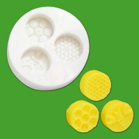 Kerzengießform für 3 Teelichter...