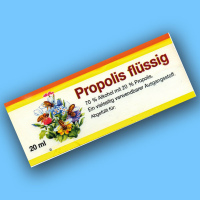Die Etiketten für flüssige Propolis in...