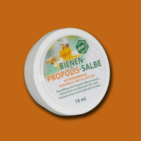 Diese Bienen-Propolis-Salbe in der 18 ml-Dose kombiniert...