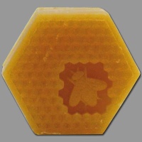 Honigseife in Wabenzellenform