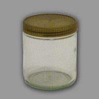 Neutrales 500 g - Honigglas mit Pl.-Schraubdeckel im 12...