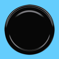 TO-Deckel für 250 g-Glas, 66 mm  Ø, -schwarz-...