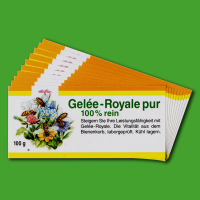 Die Gelée-Royale pur-Etiketten im praktischen...