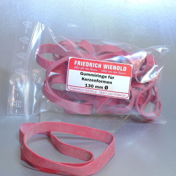 Ersatz - Gummiringe für  Kerzengießformen,  50 g - Btl.