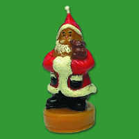 Diese Weihnachtsmann-Kerzengießform aus...