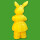 Osterkerze "Osterhase - Mutter"