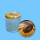 Neutrales Honigglas 500 g, rund, mit TO-Metall-Deckel -Honignehmer mit Honig-, 82 mm Ø, je 600 Stck