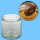 Neutrales Honigglas 500 g, rund, mit TO-Metall-Deckel -Honignehmer mit Honig-, 82 mm Ø