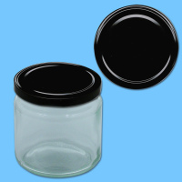 Dieses neutrale 250 g Honigglas bietet eine elegante...